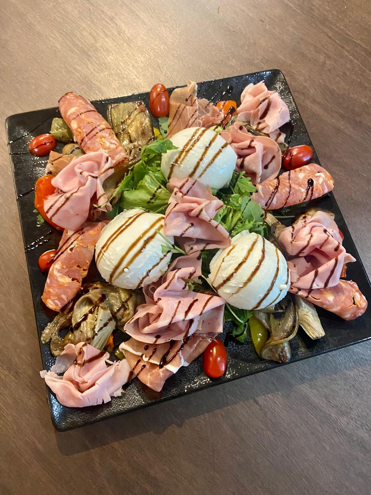 Antipasti misti, cuisine italienne, saint prix, 95390, salade